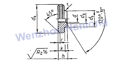 DIN 467 - Flat Knurled Nuts